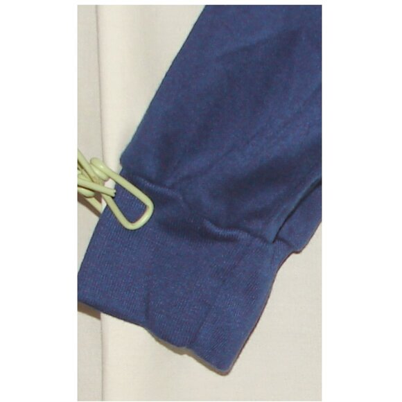 Vtg International Sportswear Mock Neck Pullover TOP, Plus Sz 2X, Navy Blue - Picture 3 of 6